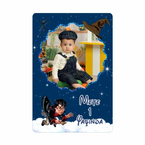 Harry Potter Temalı Doğum Günü Afişi